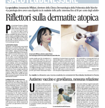 Riflettori sulla Dermatite Atopica “Il Corriere Adriatico”