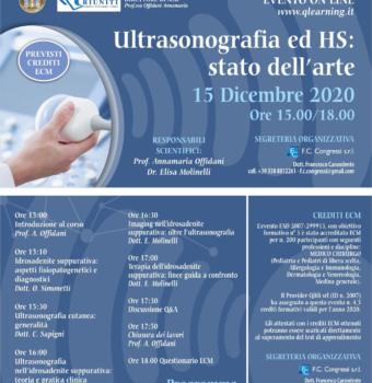 Webinar: Ultrasonografia ed HS stato dell’arte 15 Dicembre 2020