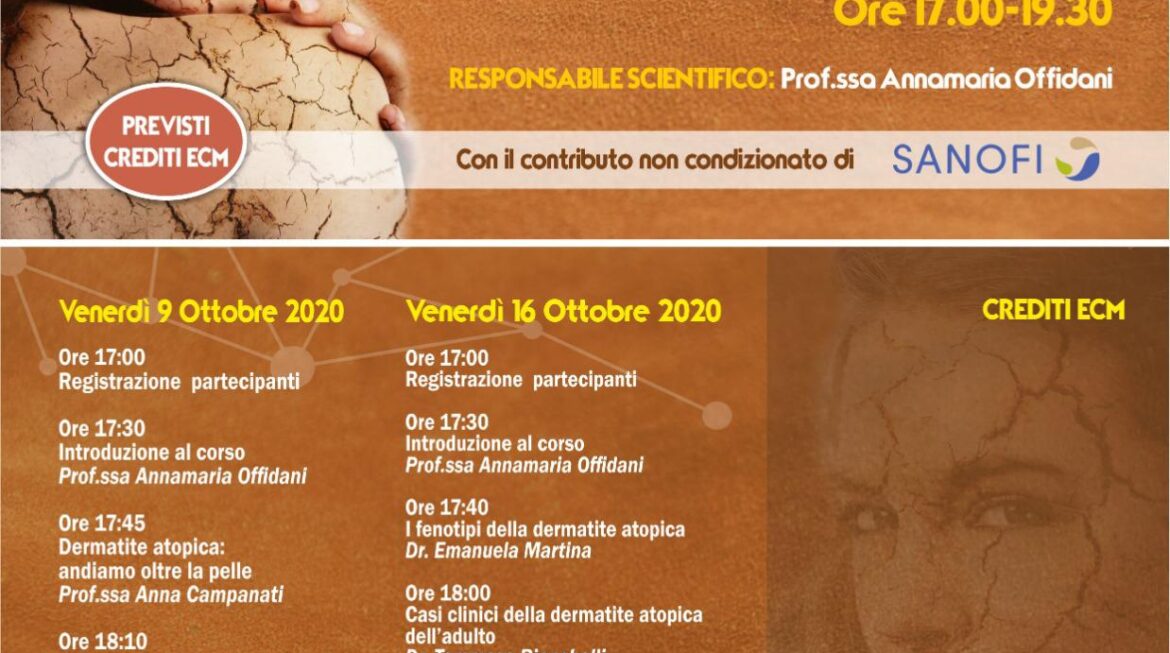 Webinar: Update in Dermatite Atopica 9-16 Ottobre 2020