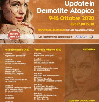 Webinar: Update in Dermatite Atopica 9-16 Ottobre 2020