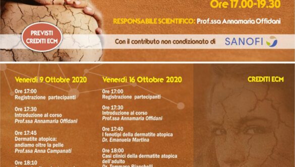 Webinar: Update in Dermatite Atopica 9-16 Ottobre 2020