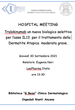Hospital Meeting 30 Settembre 2021