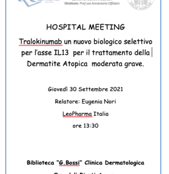 Hospital Meeting 30 Settembre 2021