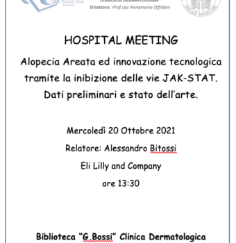 Hospital Meeting Mercoledì 20 Ottobre 2021