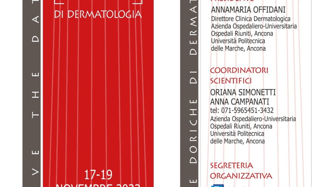 Giornate Doriche di Dermatologia 17-19 Novembre